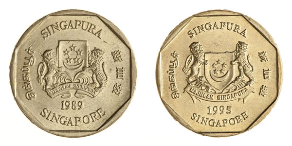 Singapore 1 Dollar Coin