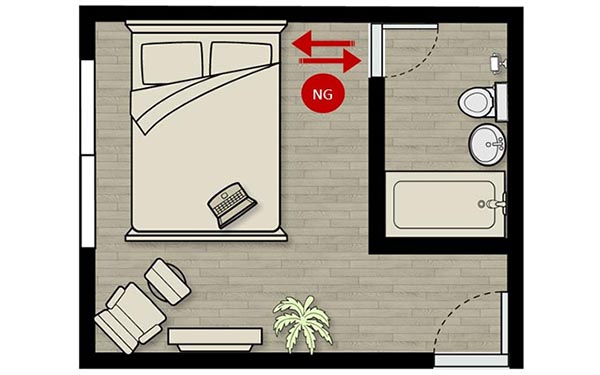 Feng Shui Tips for Toilet Door Facing the Bed