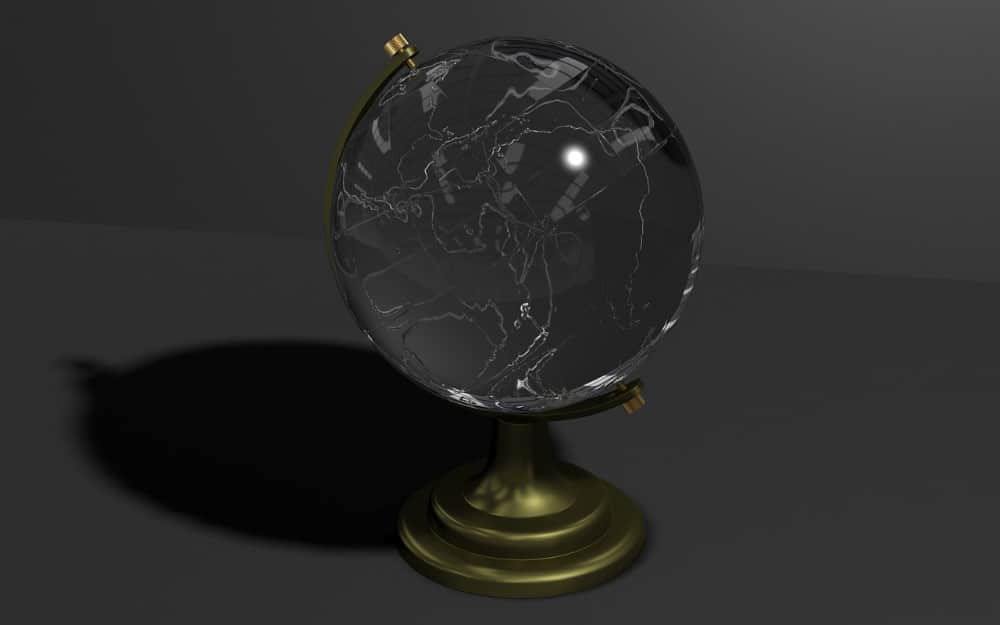 crystal globe feng shui