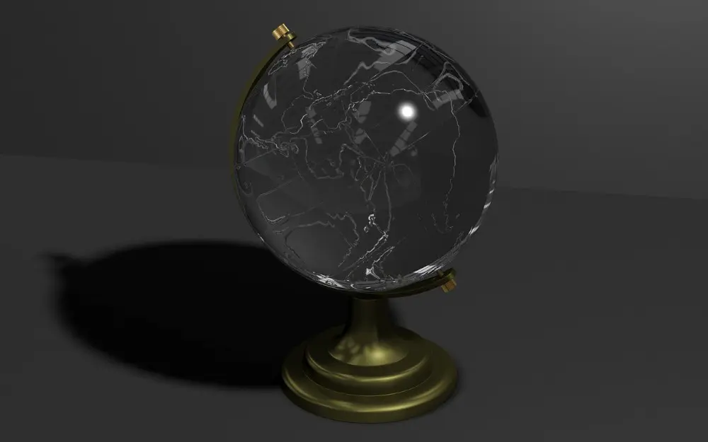 crystal globe feng shui