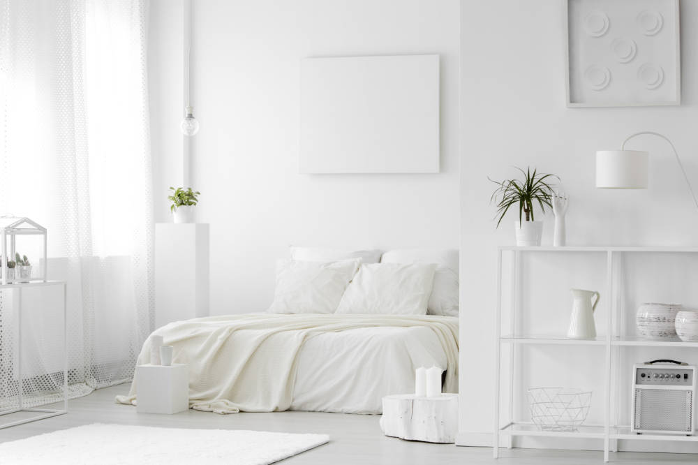 white bedroom feng shui color