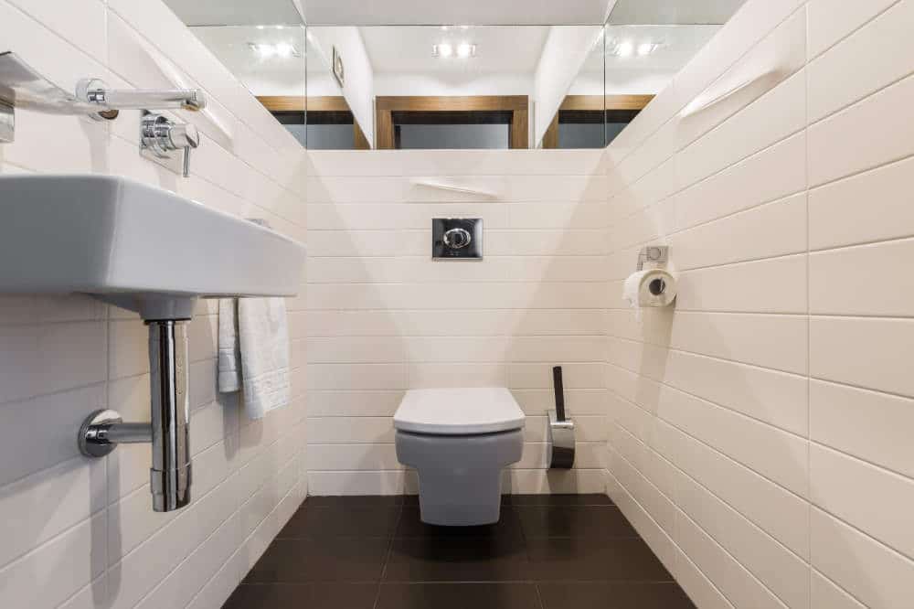 toilet in centre of the house