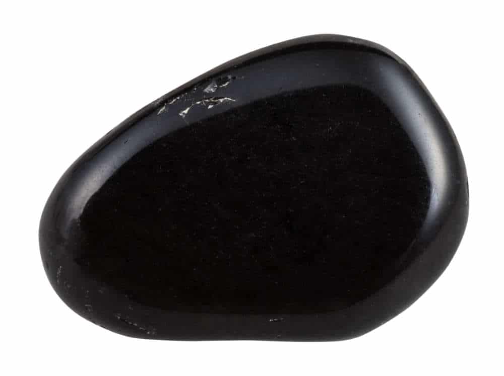 black obsidian gemstone